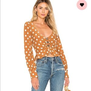 For love and lemons crop blouse
